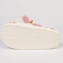 Women's slippers cow plush elegant warm non-slip