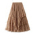 Women's skirt Multi-layer slimming, skirt long high waist, evening