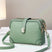 Women's square bag Shoulder Crossbody soft leather multi-layer lychee