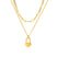 Women's necklace of clavicle elegant pendant sweet love