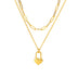 Women's necklace of clavicle elegant pendant sweet love