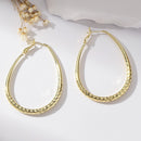 Women's Earrings egg attachment shiny spring gold copper hypoallergenic