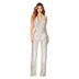  Jumpsuit Shiny Sleeveless Sequined Sparkly Formal