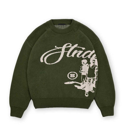 Men’s Sweater Pullover Elegant Knitted Gothic Casual Fashion Street