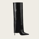 Women’s Boots Stiletto Heel Elegant Pantyhose Pointed High Leg Plus Size-3