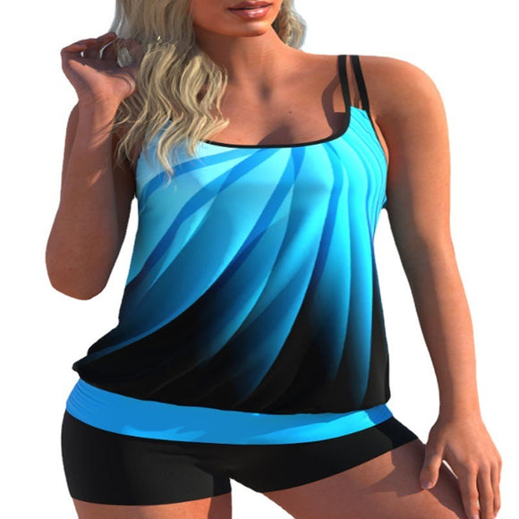Women's Tankini Set Vibrant Elegant stretchy comfortable