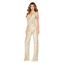Women’s Jumpsuit Elegant Shiny Sleeveless Sequined Sparkly Formal