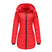 Women's jacket padded waterproof cotton hooded long sleeves zipper