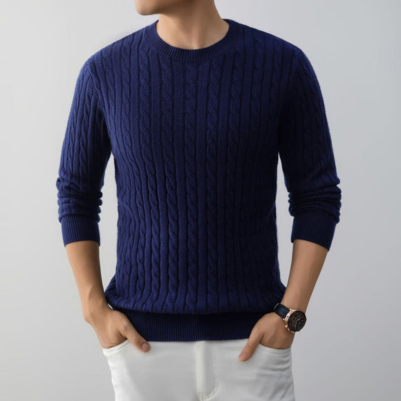 Men’s Sweater Pullover Knit Elegant Loose Cool Warm Top Men’s Clothing