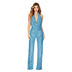  Jumpsuit Shiny Sleeveless Sequined Sparkly Formal