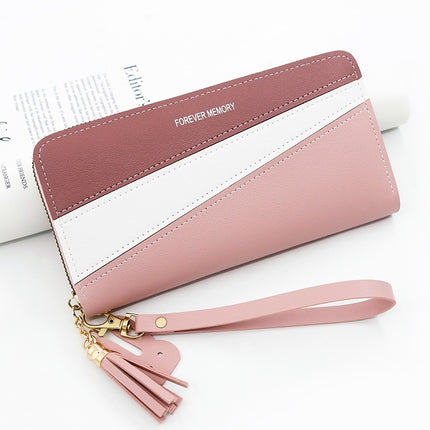 Buy pink Women's purse card holder elegant handbag matching color