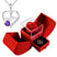 To My Love Preserved Red Rose Necklace Gift Love You Gift Set