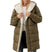 Women's jacket elegant hooded in cotton long sleeves double-sided velvet slim