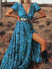 Women's Dress Bohemian Resort sexy printed short sleeve