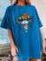 Women's T-shirt  short-sleeved Western Bullhead print elegant