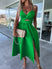 Women's Dress Evening Elegant Backless Cut Out Side Pocket Long Slit
