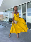 Women's Dress Evening Elegant Backless Cut Out Side Pocket Long Slit-26