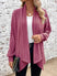Women's cardigan with long sleeves, elegant open, asymmetrical hem