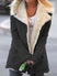 Women's jacket mid-length thermal without hood lapel button