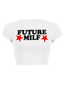 Women's T-Shirt Trendy Short Tight Lettering printed elegant, streetwear