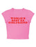 Women's T-Shirt Trendy Short Tight Lettering printed elegant, streetwear