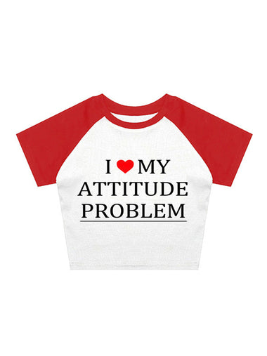 Women's T-Shirt Trendy Short Tight Lettering printed elegant, streetwear
