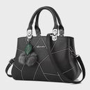 Bolso de mujer en cuero elegante versátil superior y colgante-4