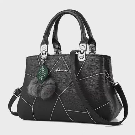 Bolso de mujer en cuero elegante versátil superior y colgante - 0
