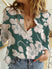 Women's shirt linen, loose, casual, long sleeve, solid color, spring, fall
