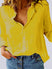 Women's shirt linen, loose, casual, long sleeve, solid color, spring, fall