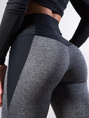 Women's Leggings polyester sports, elastic, training, breathable