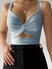 Women's Kink tank top elastic lace sexy elegant V neck backless