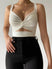 Women's Kink tank top elastic lace sexy elegant V neck backless