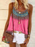Women's Tank Top Sleeveless Casual, Round Neck, Boho Print, beach outfit