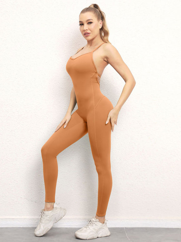 Women's jumpsuit elegant sexy backless yoga fitness, sportswear