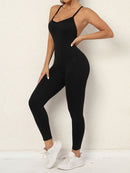 Women's jumpsuit elegant sexy backless yoga fitness, sportswear