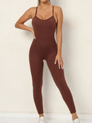 Women's jumpsuit elegant sexy backless yoga fitness, sportswear