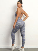 Women's jumpsuit elegant sexy backless yoga fitness, sportswear