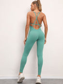 Women's jumpsuit elegant sexy backless yoga fitness, sportswear