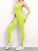 Women's jumpsuit elegant sexy backless yoga fitness, sportswear